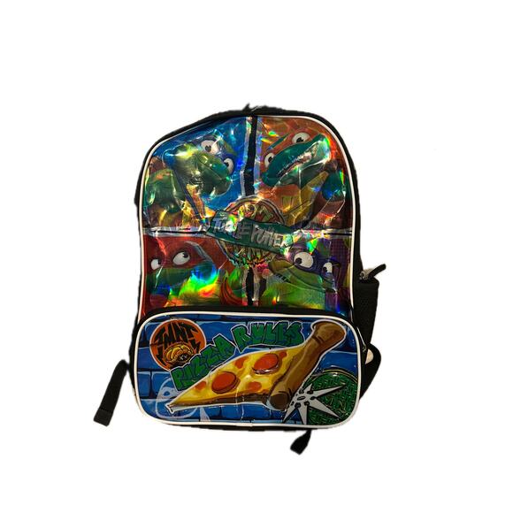 Teenage Mutant Ninja Turtles Pizza Rules School Backpack - Picture 1 of 3
